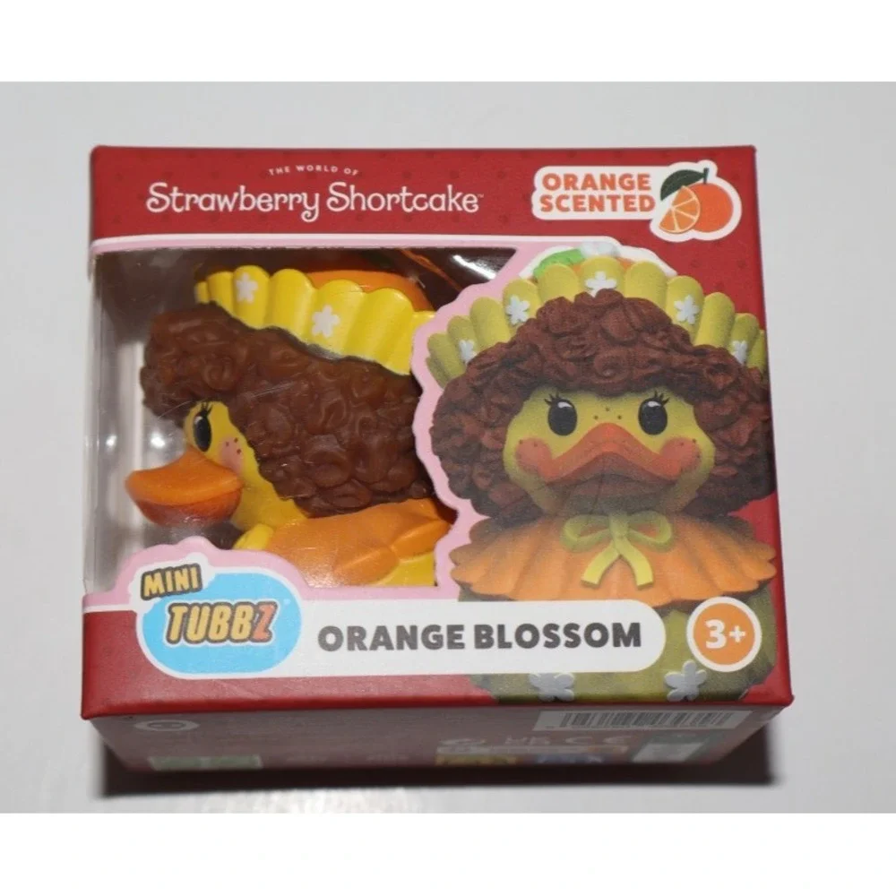 Tubbz STRAWBERRY SHORTCAKE Mini Rubber Scented Ducks Lot of 4 NEW